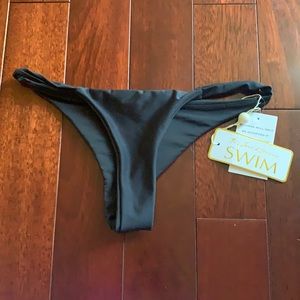 FOR LOVE AND LEMONS black bikini bottoms
